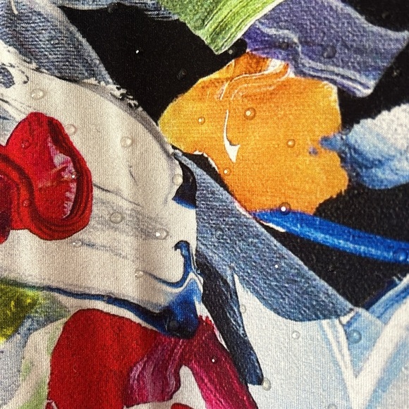 NWOT Simply Art by Dolcezza Embellished Asymmetrical Tunic Large - Picture 3 of 5